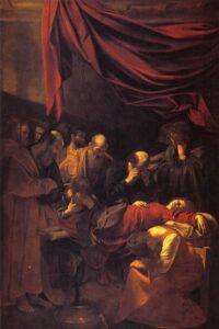 DEath of the virgin Caravaggio 1601 - 1603