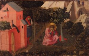 The Conversion of St. Augustine by Fra Angelico, 1430
