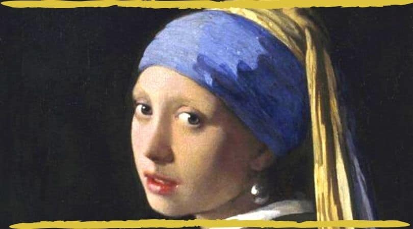 Blonde Girl with a Pearl Earring by Johannes Vermeer - wide 4