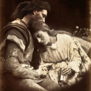 fotografia pre rafaelita The Parting of Lancelot and Guinevere