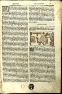 a page of the legenda aurea
