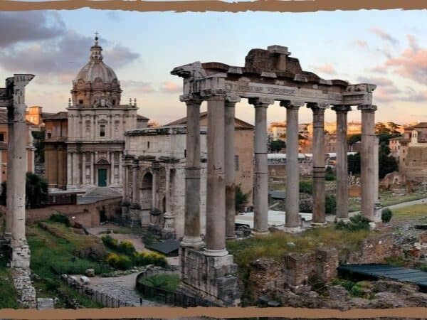 Roman architecture Fórum romano