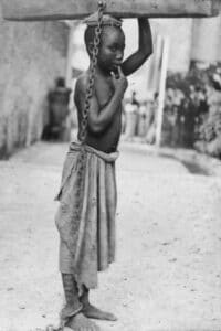 Photograph of a slave boy in Zanzibar, 1890, National Maritime Museum, Greenwich, London