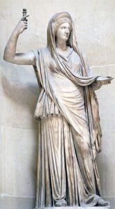 Art analysis - mother goddess representations Hera - greek mithology