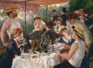 tiempo libre Pierre-Auguste Renoir, Luncheon of the Boating Party, 1881, The Phillips Collection, Washington, DC.