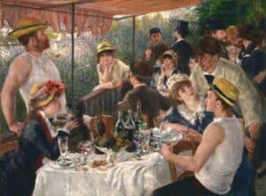 Pierre-Auguste Renoir, Luncheon of the Boating Party, 1881, The Phillips Collection, Washington, DC.