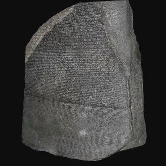 ROSETTA STONE Thanks to Champollion, the Rosetta Stone revolutionized the knowledge of the ancient Pharaonic civilization and the world was finally able to read the Egyptian constructions as if it was a book.