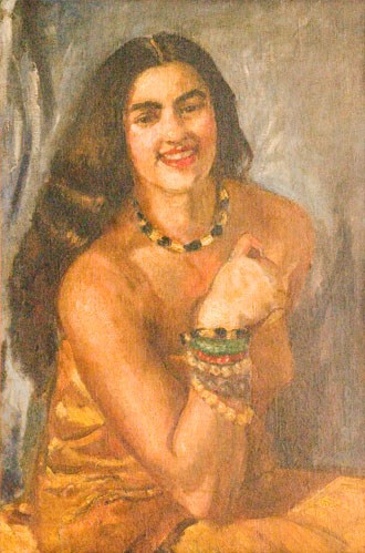 Amrita Sher-Gil self portrait