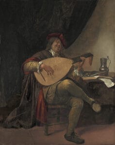 Jan Steen, Self- Portrait Playing the Lute, c. 1663-1665, Museo Nacional Thyssen-Bornemisza, Madrid, Spain.