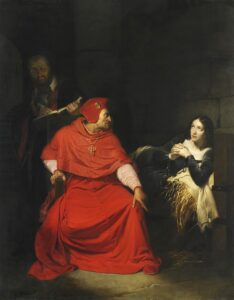 The trial of Joan of Arc Paul Delaroche 1824