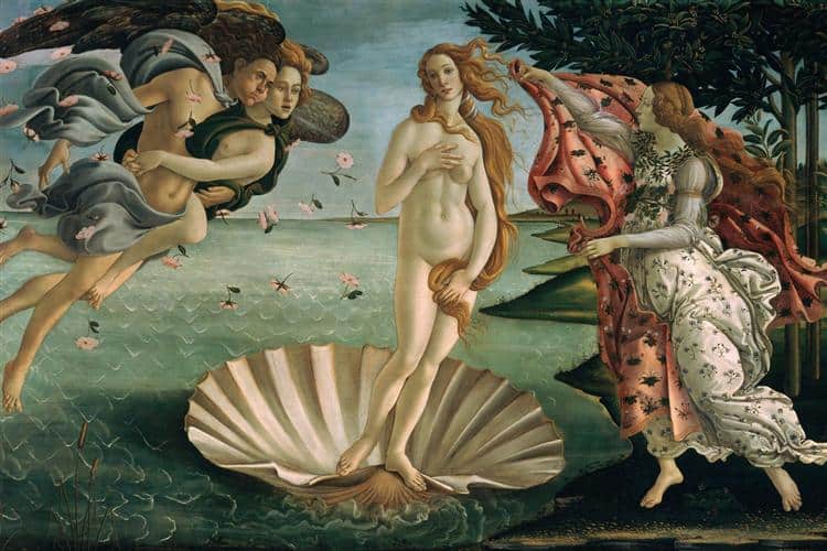 mythology in art Botticelli