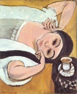 Take a break Henri Matisse, Laurette’s Head with a Coffee Cup, 1917, Kunstmuseum Solothurn, Solothurn, Switzerland.