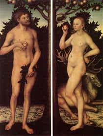Lucas Cranach Adam and Eve