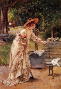 Alfred Stevens Afternoon at the Park 1885