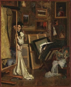 Alfred Stevens The Psyché (My Studio),c.1871