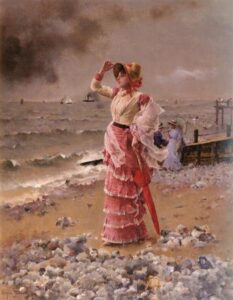 Alfred Stevens an elegant woman 1884
