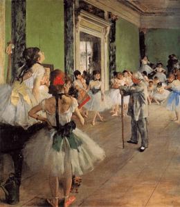 The ballet class Edgar Degas