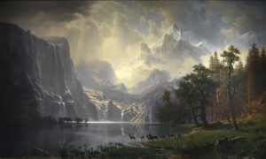 Bierstadt - Among the Sierra Nevada Mountains - 1868