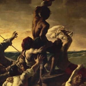 The raft of the Medusa by Gericault