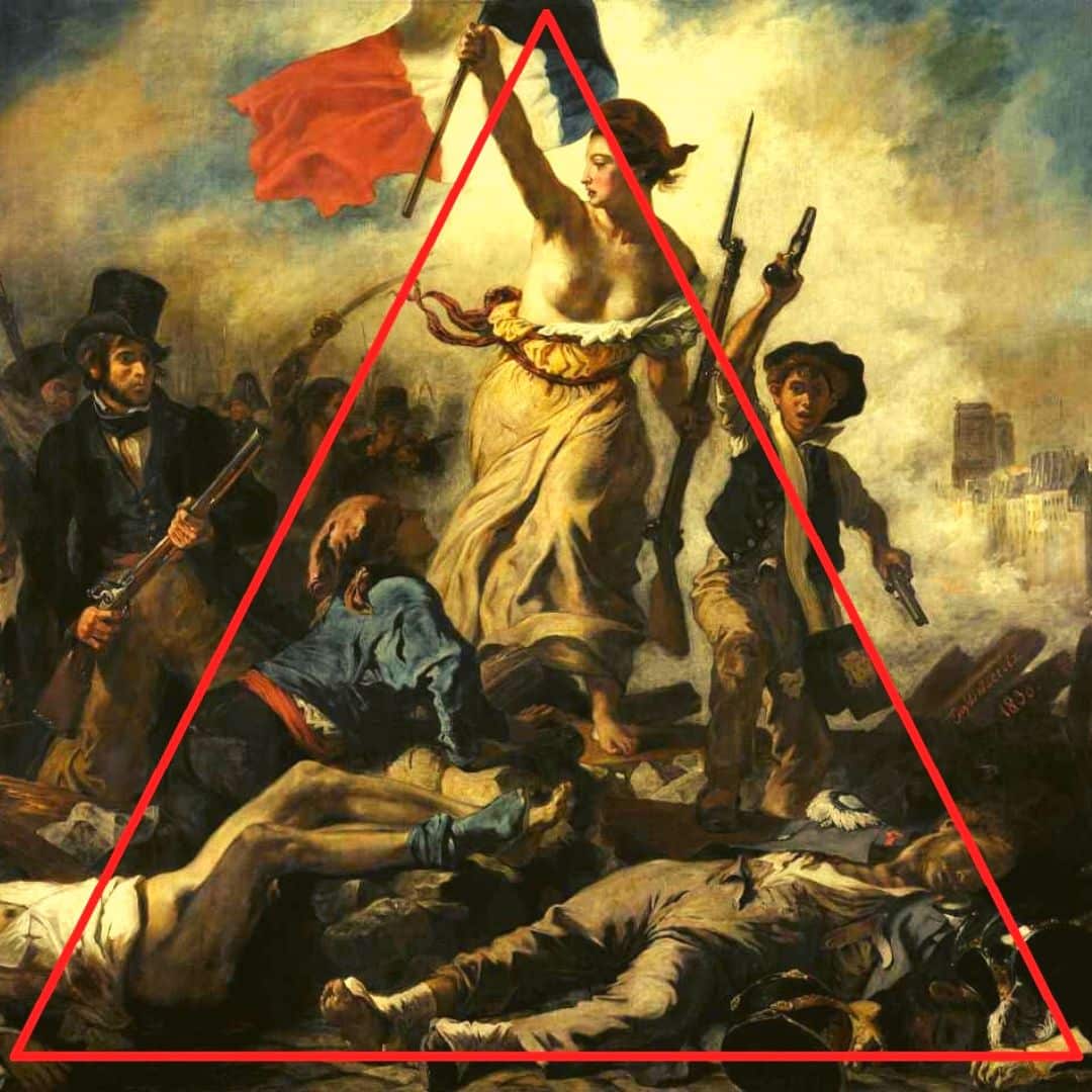 Liberty leading people by DElacroix