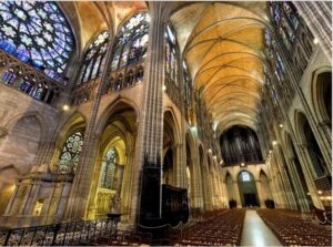 Architectural styles Gothic saint denis cathedral , paris