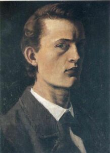 Edvard Munch self portrait1882