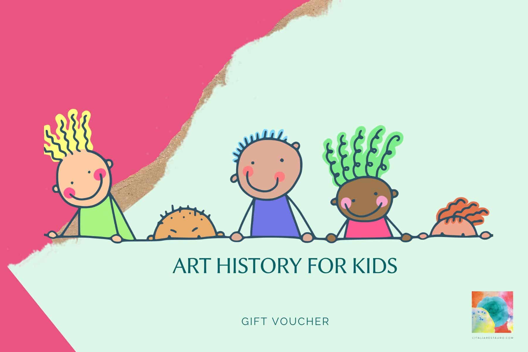 Art history for kids 1 online course gift voucher