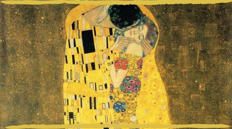 The Kiss by Gustav Klimt - 1 of the most beautiful and romantic paintings  in modern art