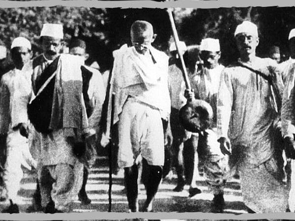 Mahatma Gandhi the salt march