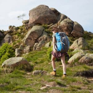 Ecotourism in a mountain