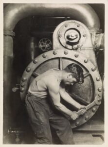 factory worker in the early 20th century