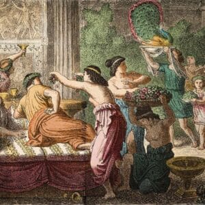 A banquet in Ancient Rome