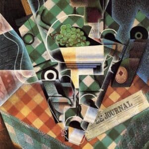 Cubist painting by Juan Gris