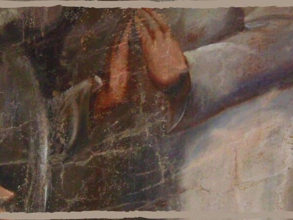 cover of a posta about conservation of paintings