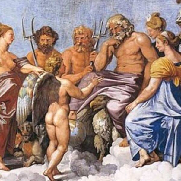Greek Gods Iconography - Zeus in The Council of the gods